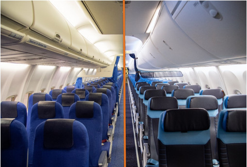 Flying Blue aircraft cabin, illustrating context for the Gold article.