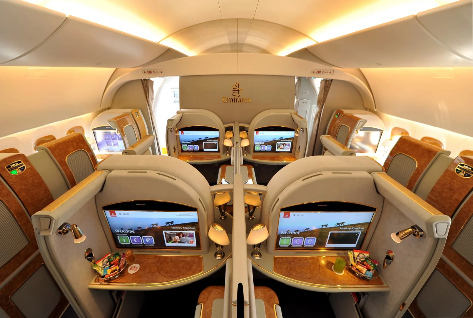 Emirates Skywards first-class cabin, illustrating context for the Platinum article.
