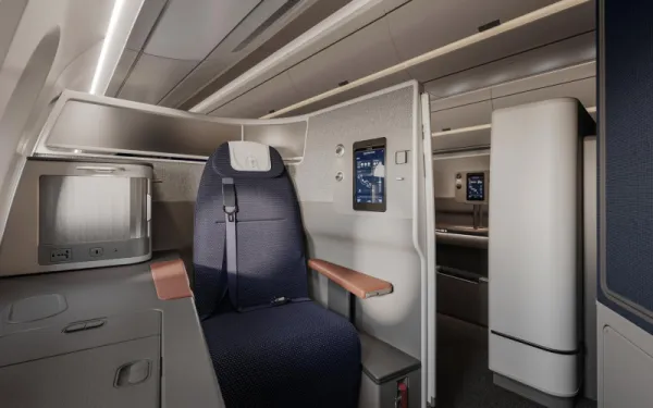 Miles & More business-class cabin, illustrating context for the HON Circle article.