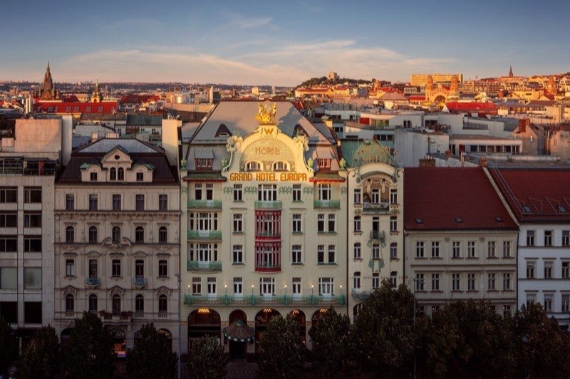 W Prague hotel exterior, illustrating hotel subscription loyalty programmes